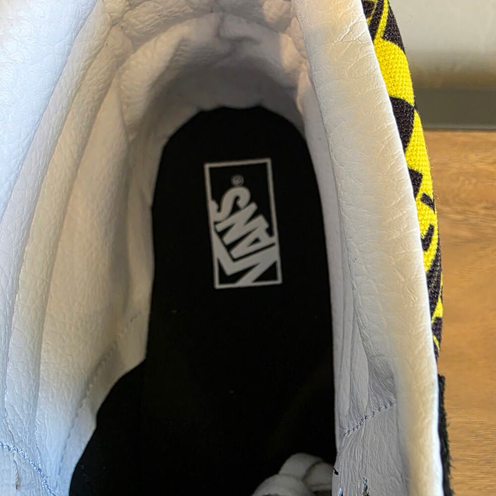 Vans Sk8 Hi Black Suede Graphic High Top Sneakers Mens 10.5 Womens 12 - Picture 10 of 10